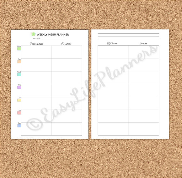 Free 19 Blank Menus Templates In Ai Ms Word Pages Psd Publisher Pdf