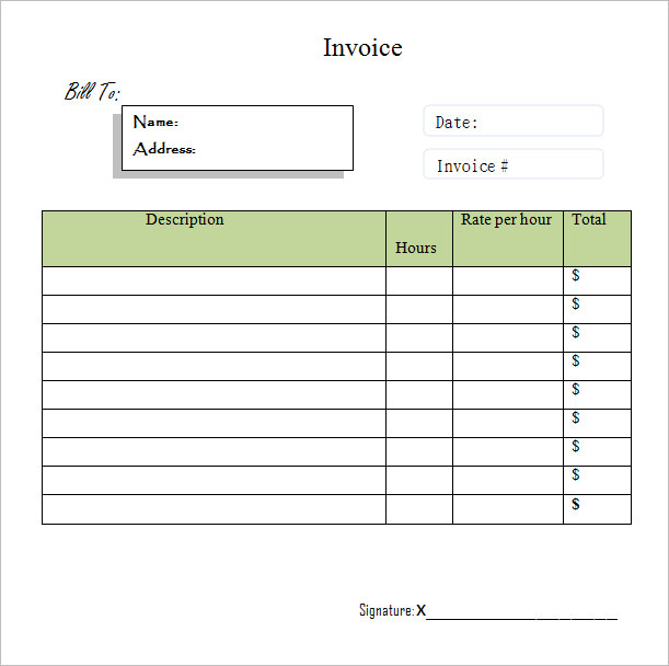 free 12 service invoice templates in google docs google sheets