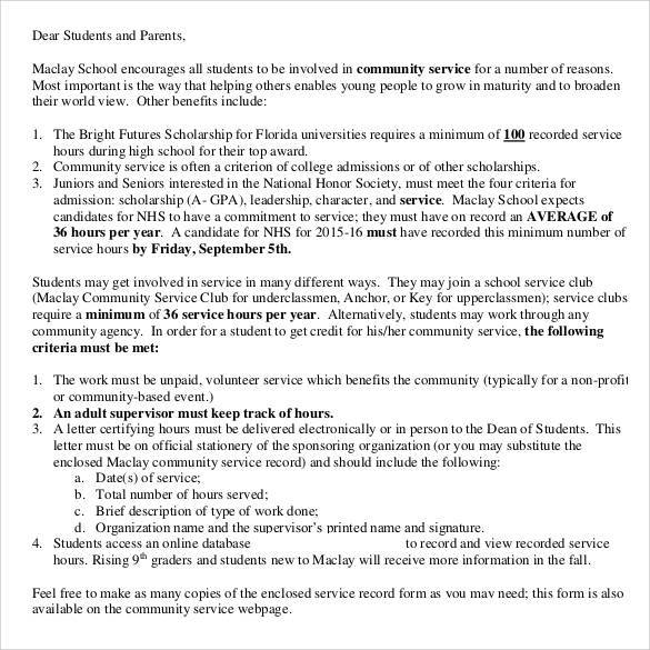 You've got two to four seconds to grab a potential employer's interest with your cover letter, according to romona camarata, regional director for r.l. FREE 25+ Sample Community Service Letter Templates in PDF
