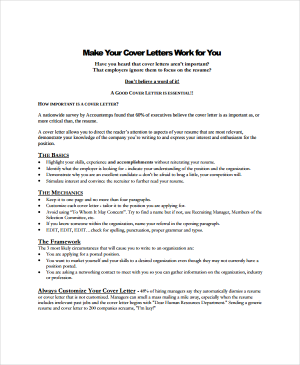 I am writing to you in response to the xxxx(job title) job advertisement listed on xxxx. Free 6 Sample Retail Management Cover Letter Templates In Pdf Ms Word