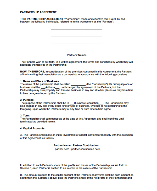 Free 7 Sample Partnership Dissolution Agreement Templates In Pdf Ms Word