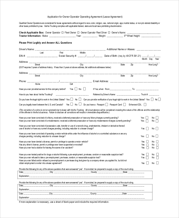 free 10 sample lease agreement forms in pdf ms word google docs