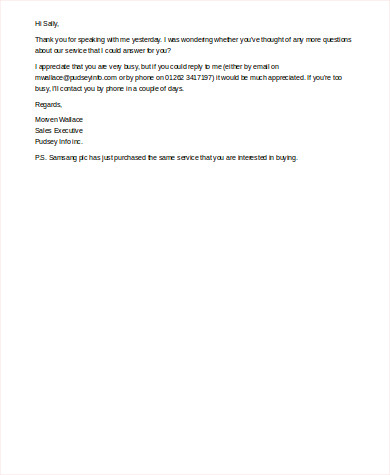 Free 7 Follow Up Email Samples In Ms Word Pdf