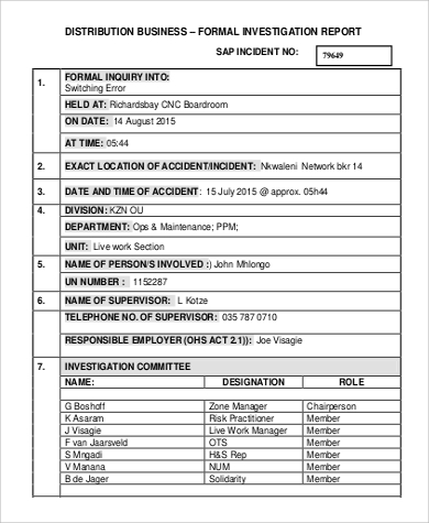 Sample Formal Business Report Sample Sesoma Lt