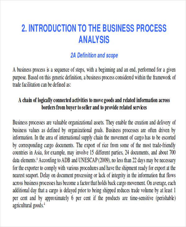 Free 9 Sample Business Analysis Reports In Pdf Ms Word Google Docs Apple Pages