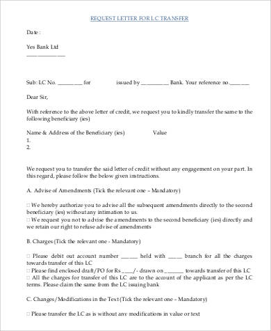 Free 46 Request Letter Samples In Ms Word Pages Pdf