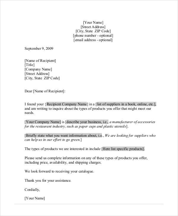 Free 40 Sample Business Letter Templates In Pdf
