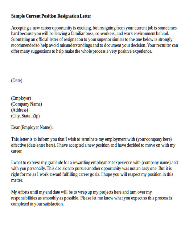 Free 82 Sample Letter Templates In Pdf Ms Word