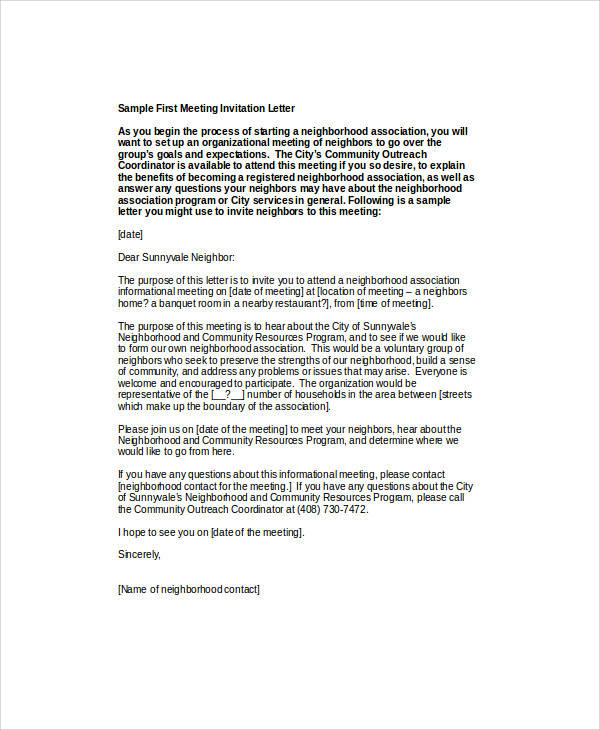 Kulasara 25 Beautiful Invitation Letter Template Word