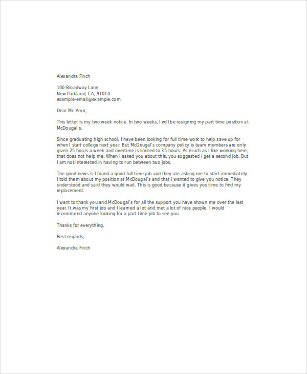 Free 55 Job Letter Templates In Pdf Ms Word