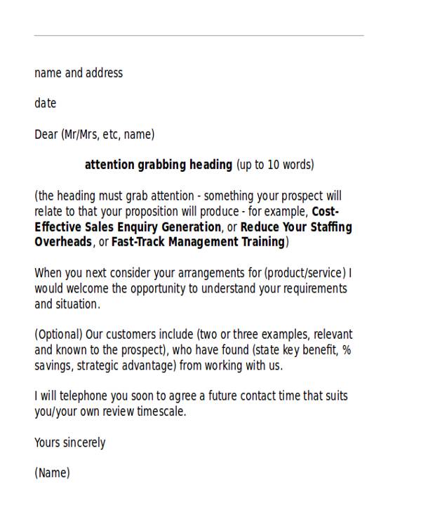 Free 13 Sample Sales Introduction Letter Templates In Ms Word Pdf