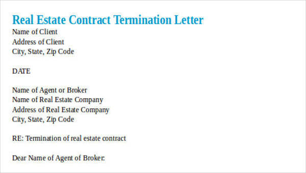 Free 29 Termination Letter Templates In Pdf Ms Word