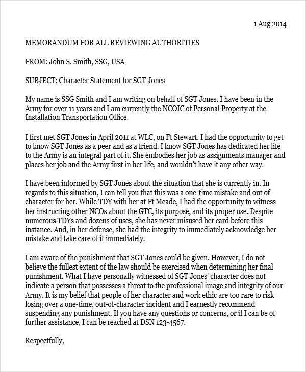 Free 16 Witness Letter Formats In Pdf Ms World