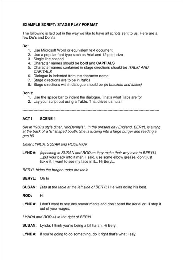 Screenwriting or scriptwriting is the art and craft of writing scripts for mass media . FREE 11+ Scriptwriting Samples and Templates in PDF