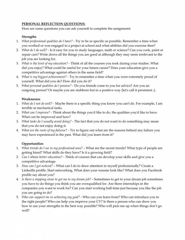 Free 12 Student Swot Analysis Templates In Google Docs Word Pages Pdf