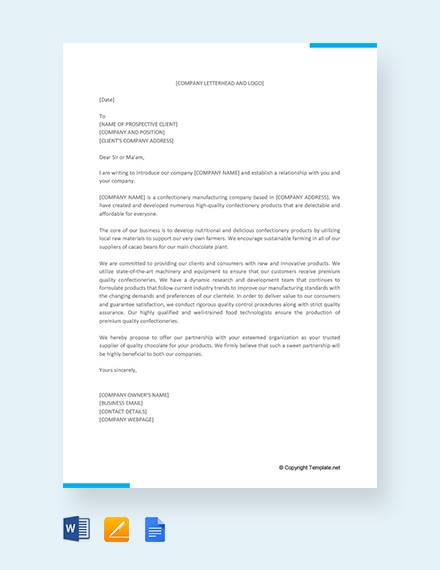 Free 11 Sample Business Introduction Letter Templates In Pdf Ms Word Pages Google Docs