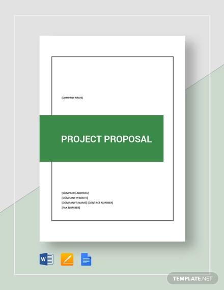 Free 22 Sample Project Proposal Templates In Google Docs Ms Word Page Pdf