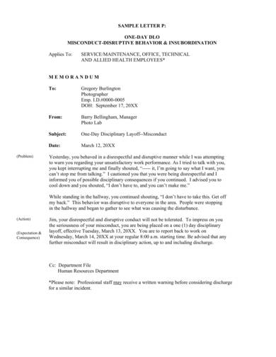 Free 9 Warning Letter For Bad Behavior Samples In Pdf Ms Word