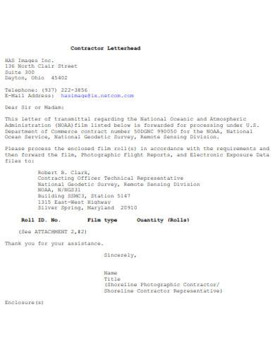 Free 10 Contractor Letterhead Samples In Pdf Ms Word