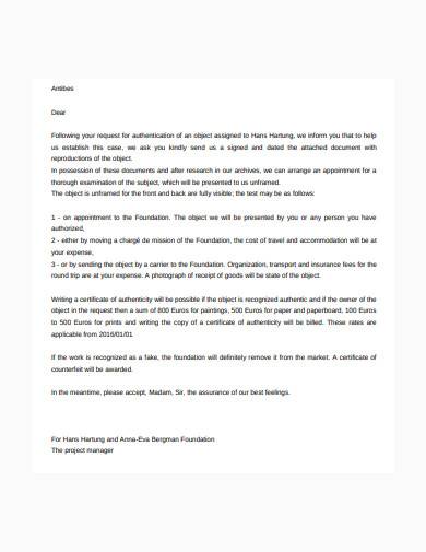 Free 10 Request For Authentication Samples In Pdf Ms Word