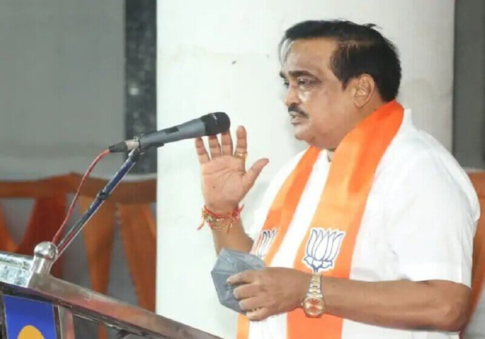 Rajkot At BJP Leader CR Patil Address Press Conference in Gujarat