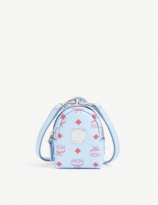 Mcm Stark Backpack Keyring Charm Selfridges Com