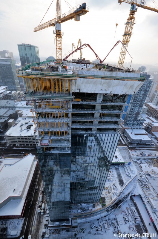 Stantec Tower The Skyscraper Center - Gorgeous Light Pattern - 8K