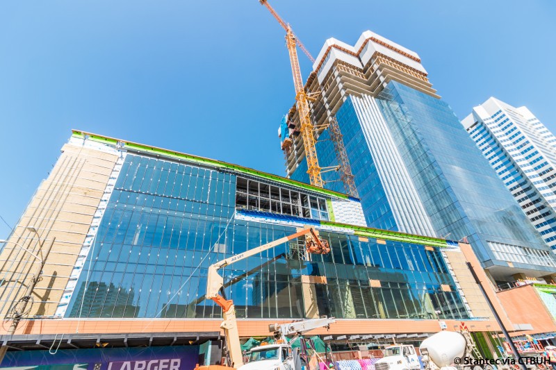 Stantec Tower The Skyscraper Center - Vintage Illustration Collection - Ultra HD Quality