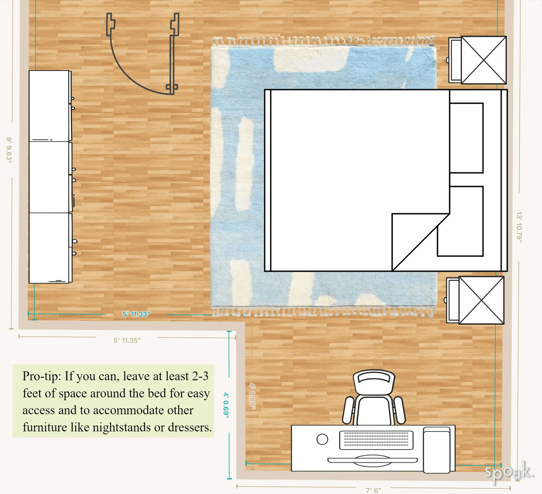 Room Layouts - 8K Gradient Backgrounds for Desktop