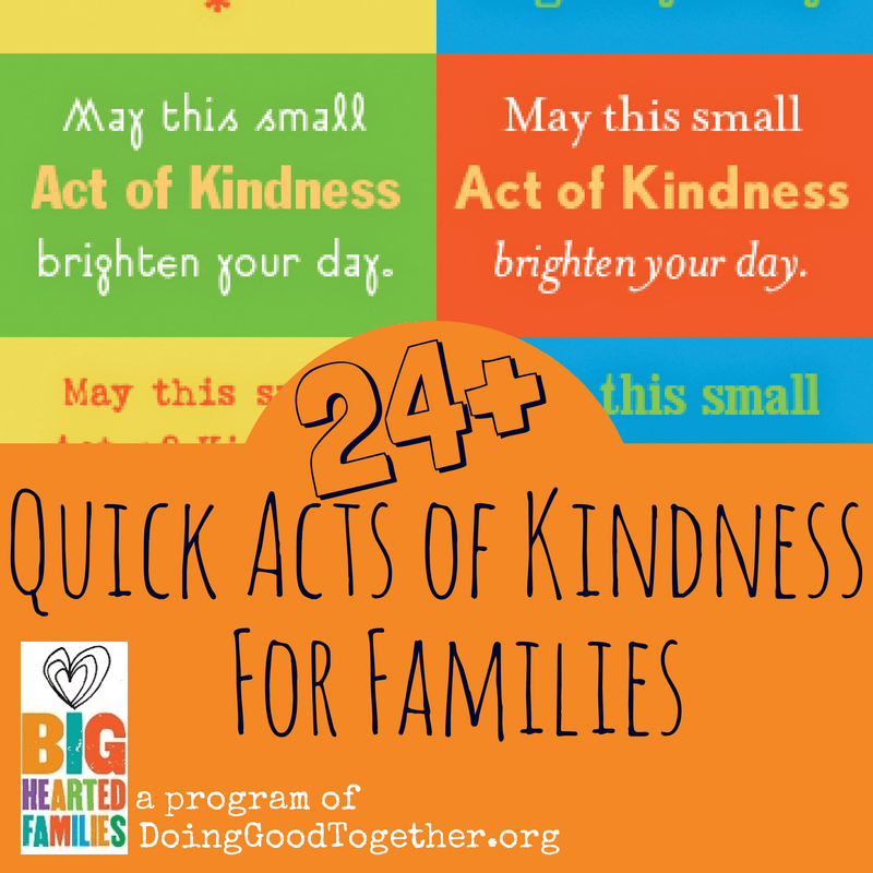 Students will apply their knowledge by planning and executing kindness actions in their community and reflecting on its effectiveness. 24 Quick Acts Of Kindness Doing Good Together