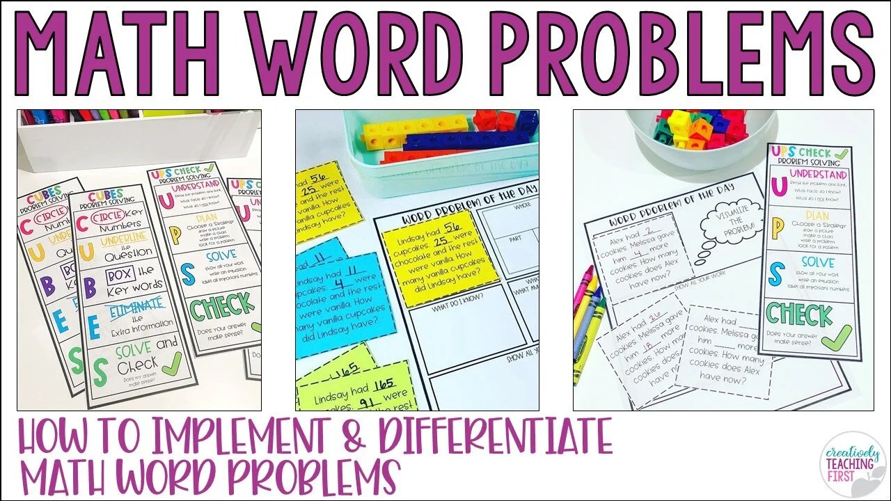You can give your brain a bit of a workout at mathplayground.com or use the site to help your child grasp m. 5 Tips For Teaching Math Word Problems Creatively Teaching First