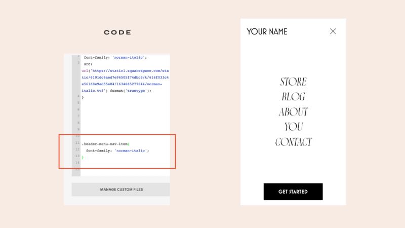 Html Tag Font Changing The Font Of One Section In Squarespace Help - Minimal Pattern Collection - Mobile Quality