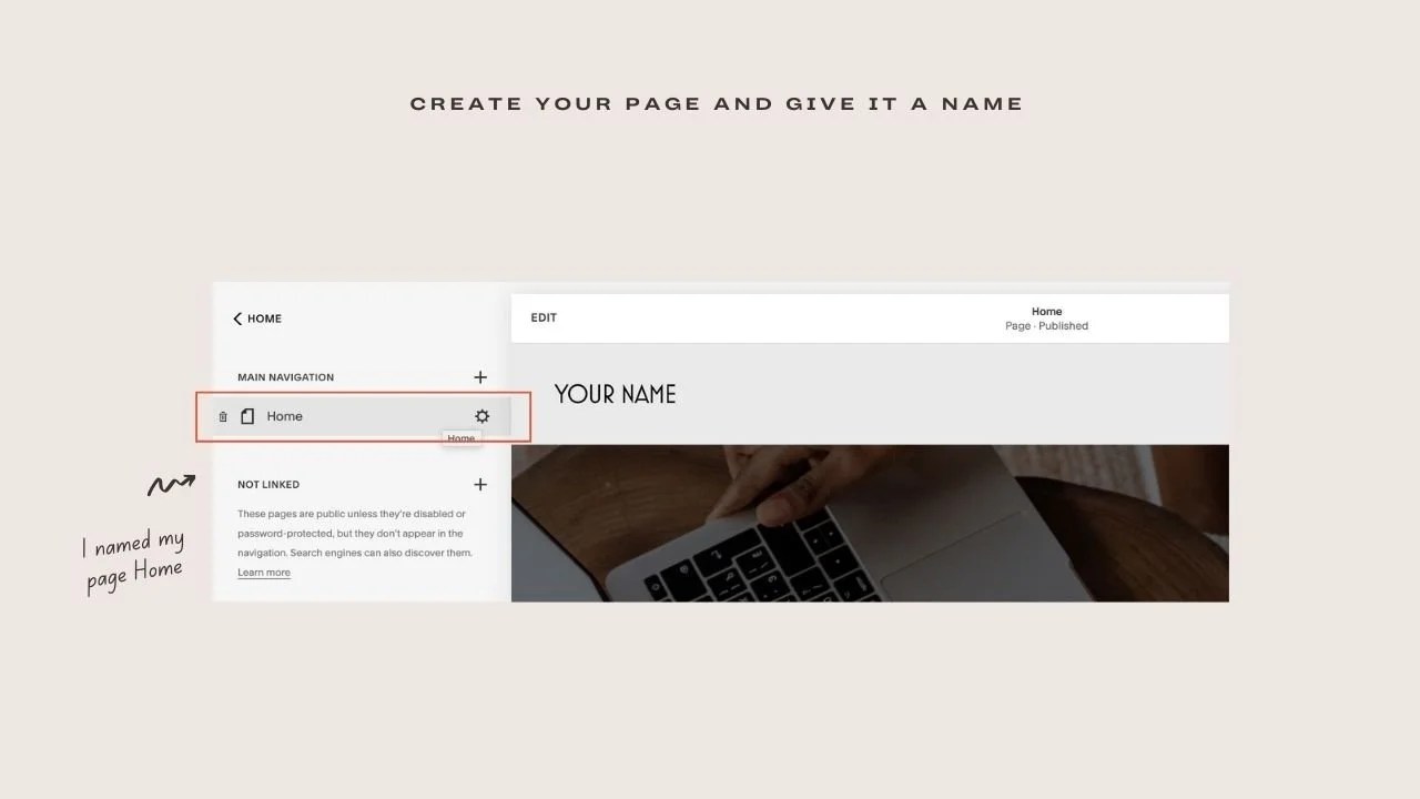 How to create a one page website with squarespace (easy video tutorial)