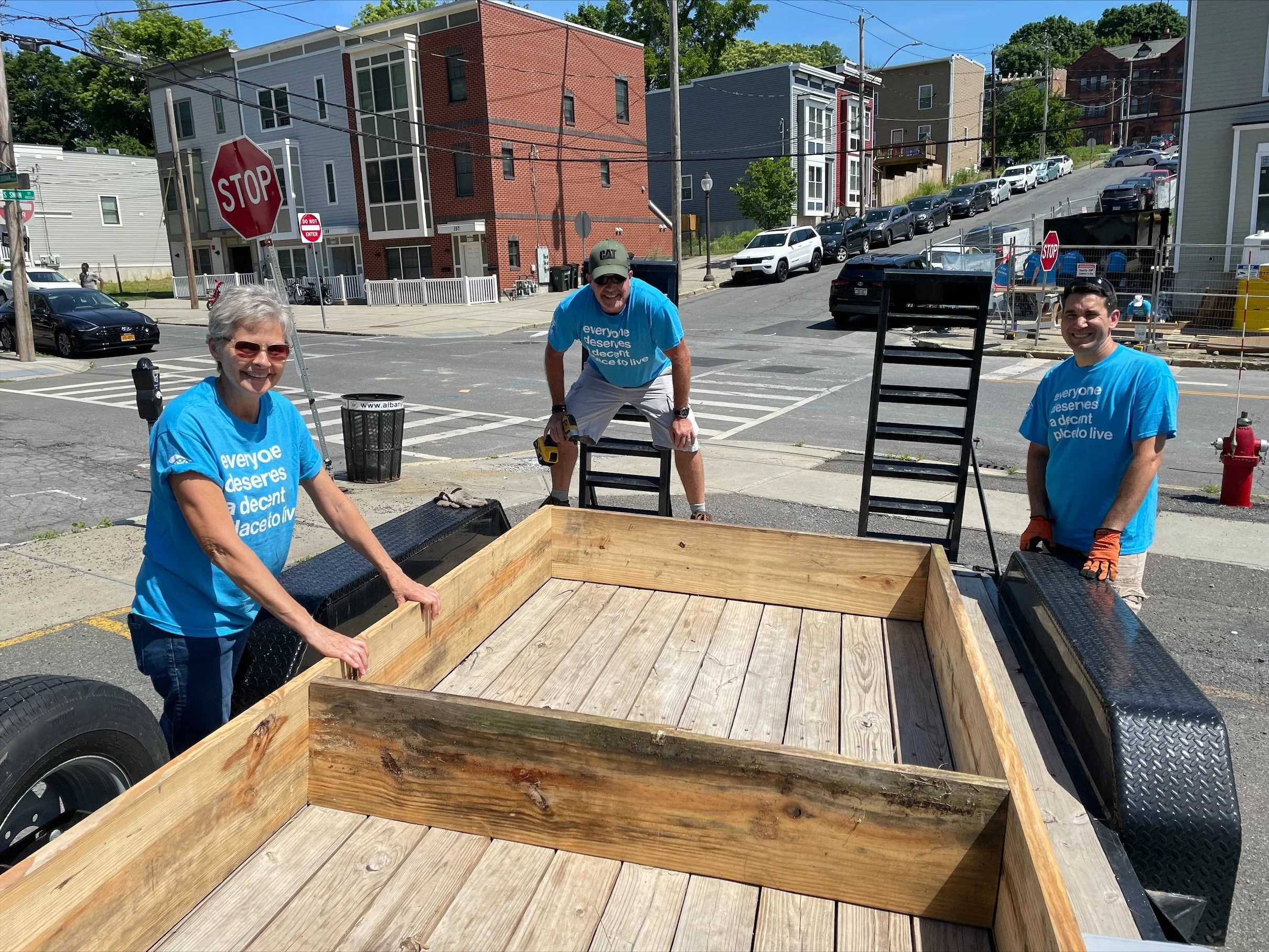 Builds Projects Supported By Habitat For Humanity - Classic Sunset Texture - High Resolution