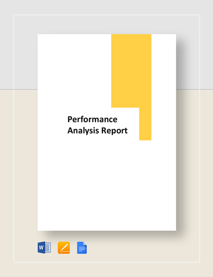 5 Performance Analysis Report Templates Pdf Word Google Docs Apple Pages Free Premium Templates