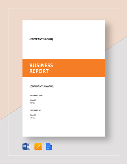 40 Business Report Templates Google Docs Apple Pages Ms Word Pdf Free Premium Templates