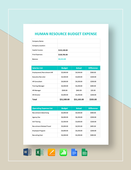 Excel Expense Templates 12 Free Excel Documents Download Free Premium Templates