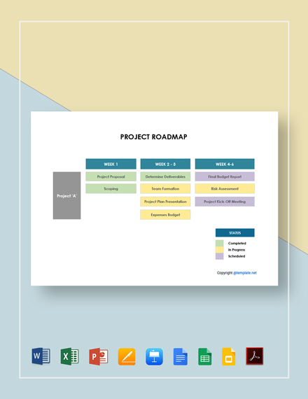 Free Project Roadmap Templates Microsoft Powerpoint Ppt Template Net