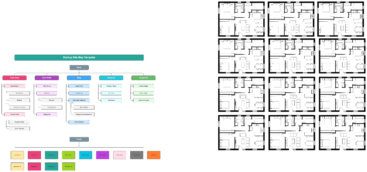 Free Site Map Template Editable And Printable Site Map Template Edit Online 