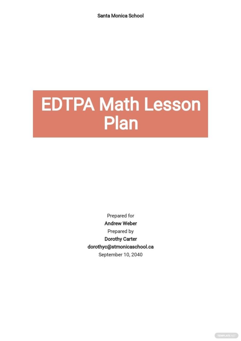Math Differentiated Lesson Plan Template By Mkla Tpt - Mountain Illustration Collection - Desktop Quality