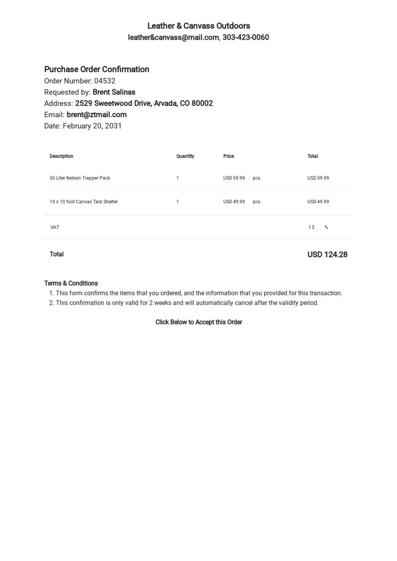 Free Order Confirmation Template - Stunning Geometric Design - 4K