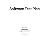 Software Test Plan Template Pdf Templates Sample Printables