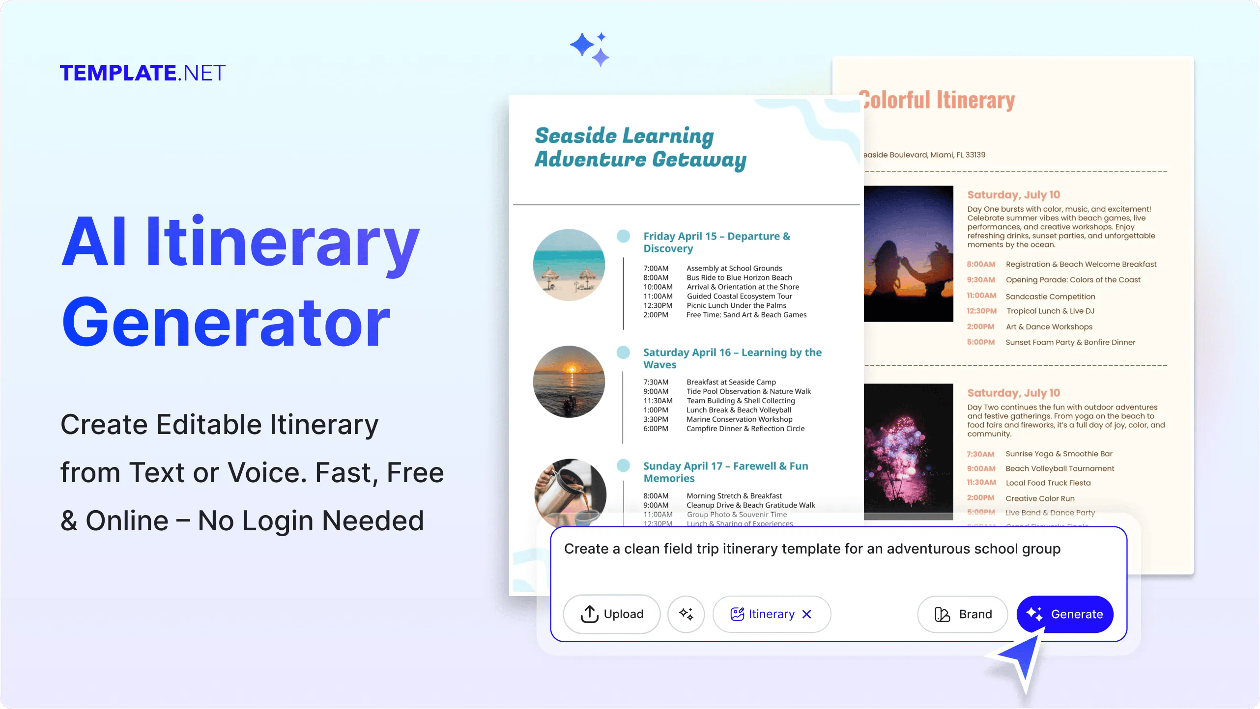 Free AI Itinerary Generator Create Travel Itineraries Online No Signup Itinerary 0.webp