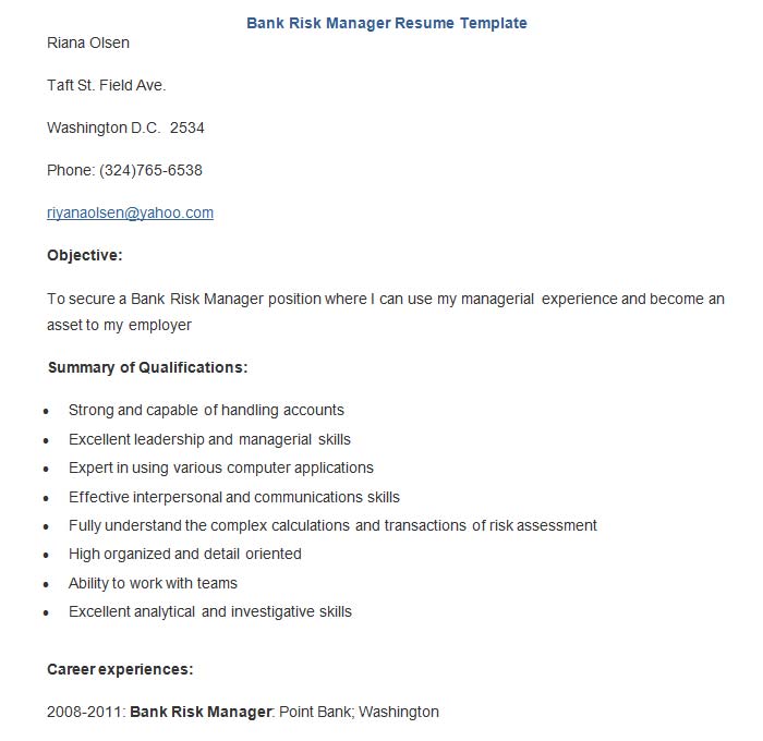As a bank teller, you will act as the face of the bank to many customers and the first line of defense when handling customers problems. 22 Sample Banking Resume Templates Pdf Doc Free Premium Templates
