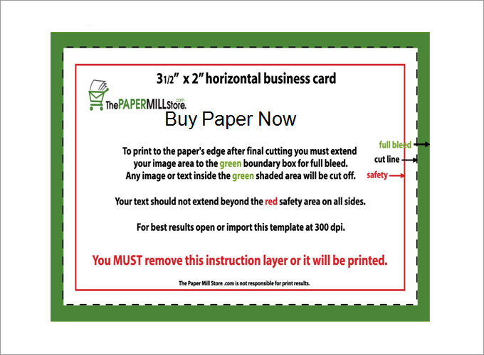 44 Free Blank Business Card Templates Ai Word Psd Free Premium Templates