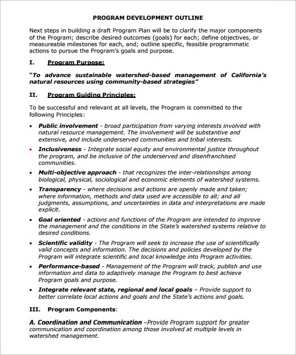 Draft Program Outline Doc Template Pdffiller - Download Professional Nature Photo | HD