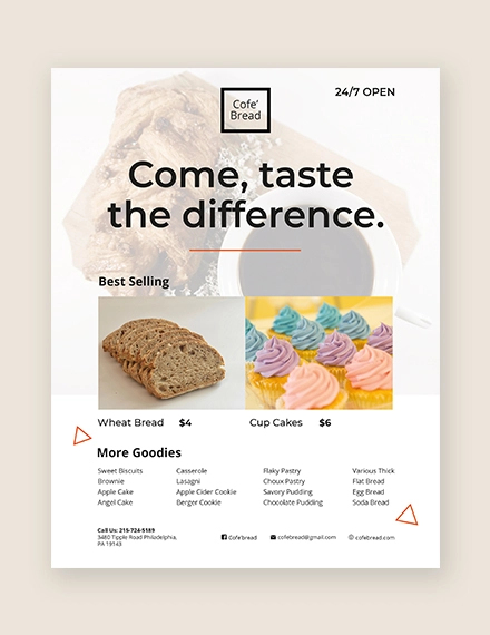 34 Bakery Flyer Templates Psd Ai Eps Free Premium Templates