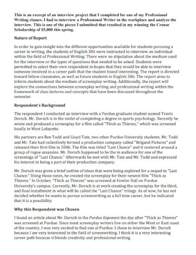 Modern language association (mla) formatting is widespread in the humanities. 10 Interview Essay Templates Pdf Doc Free Premium Templates