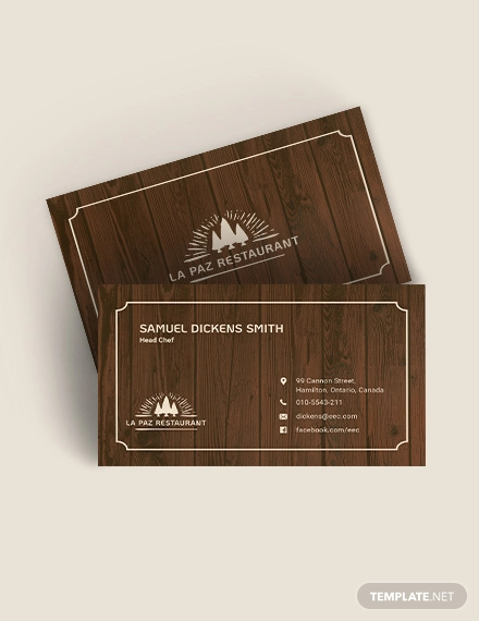 18 Best Wood Business Card Templates Psd Word Free Premium Templates