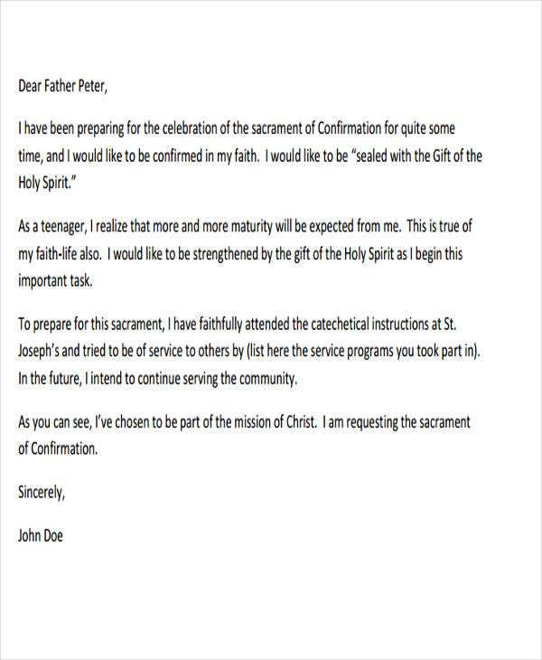 16 Confirmation Letter Templates Pdf Doc Free Premium Templates